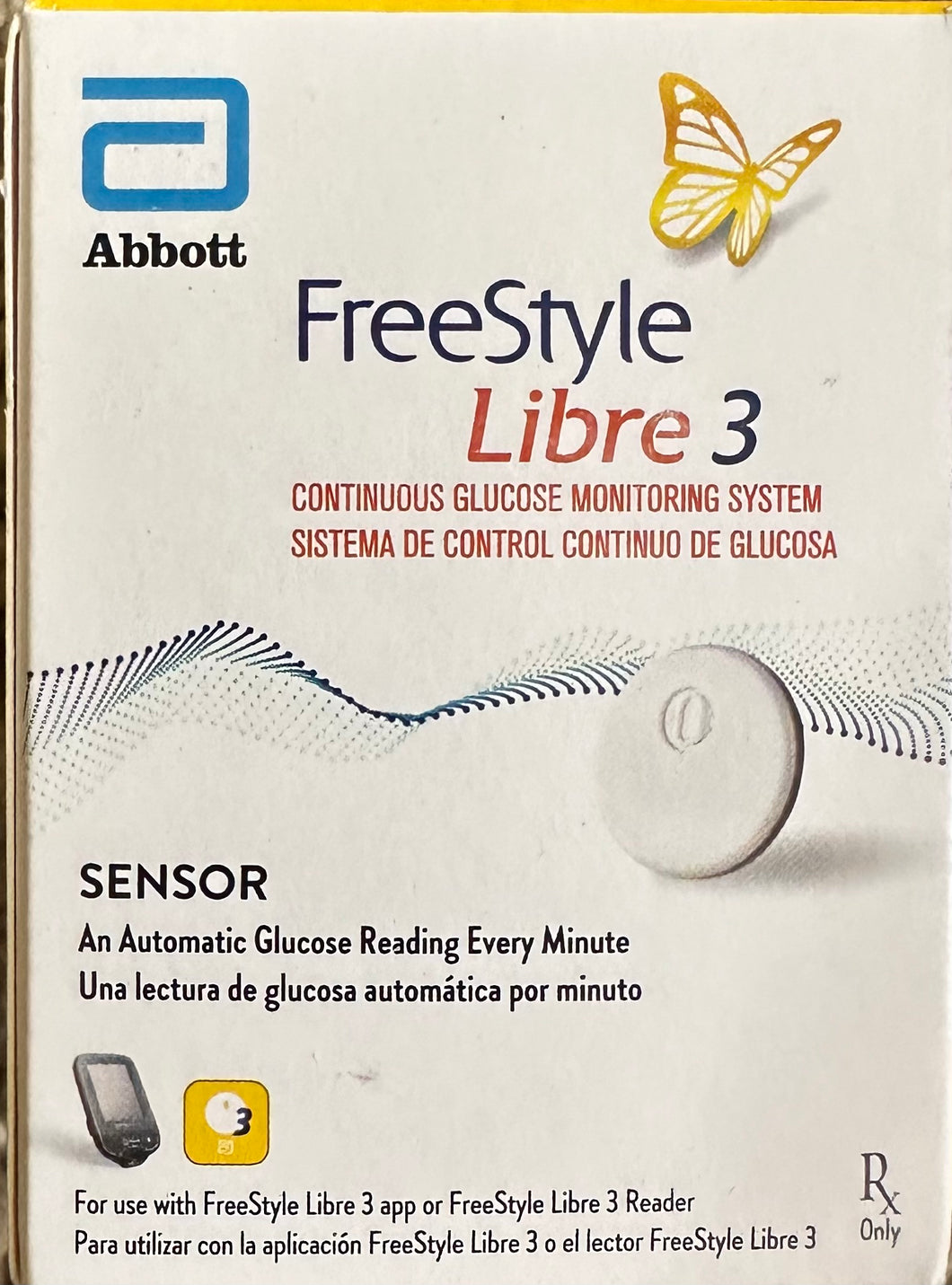 Freestyle libre3 exp 2026 includes 1 sensor